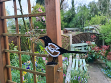 Load image into Gallery viewer, Magpie &quot;2 For Joy&quot; - Metal Fence Topper
