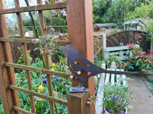 Load image into Gallery viewer, Magpie &quot;2 For Joy&quot; - Metal Fence Topper
